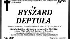 Zmarł Ryszard Deptuła. Żył 70 lat.