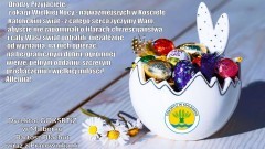 Gmina Malbork. Dyrektor GOKSRTiZ wraz z pracownikami składają życzenia wielkanocne.