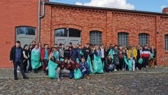 Nowy Dwór Gdański. Akcja sprzątania koryta i brzegów rzeki Tugi