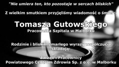 Kondolencje Zarządu i Pracowników Powiatowego Centrum Zdrowia Sp. z o.o. w Malborku