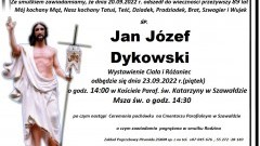 Zmarł Jan Józef Dykowski. Miał 89 lat.