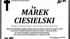 Zmarł Marek Ciesielski. Miał 68 lat.