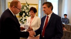 Nowy Dwór Gdański. Złote Gody państwa Janiny i Ryszarda Grot.