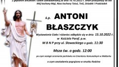 Zmarł Antoni Błaszczyk. Miał 86 lat.