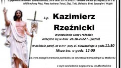 Odszedł Kazimierz Rzeźnicki. Miał 72 lata.