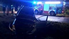 Gmina Stare Pole. Pijany kierowca spowodował kolizję i oddalił się z miejsca zdarzenia.
