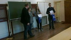AGATA KRÓLIKOWSKA, UCZENNICA ZSP NR 2 W MALBORKU ZDOBYŁA I  MIEJSCE W KONKURSIE "PRZEDSIĘBIORCZOŚĆ  BEZ  TAJEMNIC" - 22.05.2015