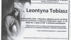 Zmarła Leontyna Tobiasz. Żył 93 lata.