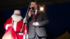 Miejska zabawa Mikołajkowa na  pl. Kazimierza Jagiellończyka w Malborku - 06.12.2015