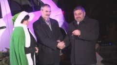 Stanisław Maczyszyn stał się właścicielem osobowego nissana w loterii Banku Spółdzielczego w Dzierzgoniu – 06.12.2015