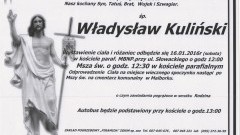 Zmarł Władysław Kuliński. Żył 54 lata.