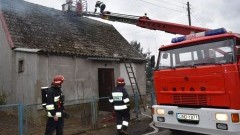 Marzęcino. Pożar sadzy w kominie - 09.02.2016