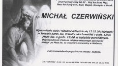 Zmarł Michał Czerwiński. Żył 32 lata.