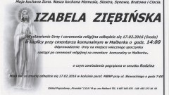 Zmarła Izabela Żiębińska. Żyła 44 lata.