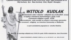 Zmarł Witold Kudlak. Żył 50 lat.