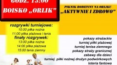 Dzierzgoński Ośrodek Kultury zaprasza na Majówkę na sportowo, czyli piknik rodzinny na Orliku "Aktywnie i Zdrowo" – 30.04.2016