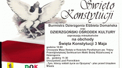 Dzierzgoń: Upamiętnij Święto Konstytucji 3 Maja