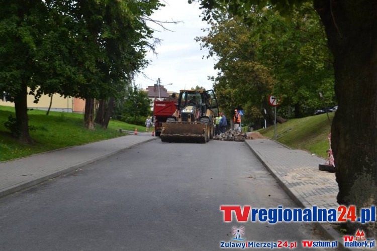 Utrudnienia w ruchu na ul. Nowowiejskiego w Sztumie – 17.08.2016