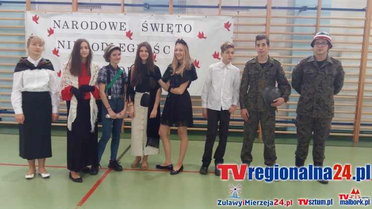 Nowy Dwór Gd. Dzień Niepodległośći w Zespole Szkół nr 1 - 10.11.2016