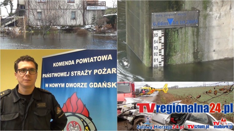 Wypadek w Myszewku. Cofka. Brak prądu. Straż Pożarna podsumowuje ubiegły&#8230;