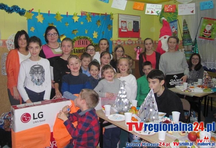 Nowy Dwór Gd. Spotkanie Mikołajkowe w Świetlicy Profilaktycznej - 7.12.2016