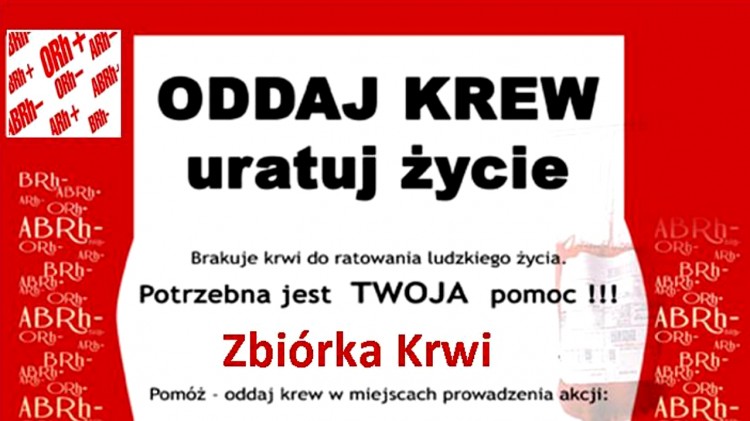 Sztum: Kolejna zbiórka krwi. Krwiobus utoczy krew sztumian – 10.05.2017