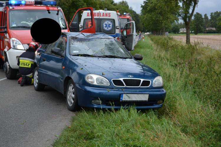 Rybina: 25 letnia kobieta straciła panowanie nad samochodem. - 04.09.2017