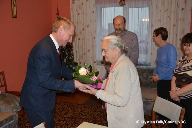 Gmina Nowy Dwór Gdański : 90. urodziny Pani Heleny Gąsiorek - 28.12.2017