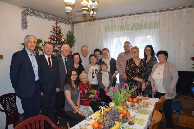 Gmina Nowy Dwór Gdański : 90. urodziny Pani Janiny Łukaszewicz - 27.01.2018