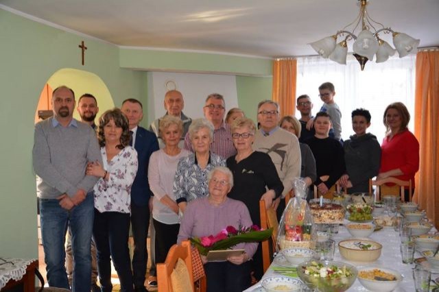 Sołectwo Marzęcino : 90. urodziny Pani Jadwigi Gorszonowskiej - 25.02.2018