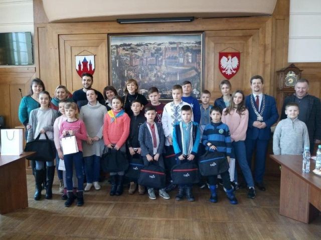 Delegacja dzieci i młodzieży z Ukrainy z wizytą w Malborku - 02-03.03.2018
