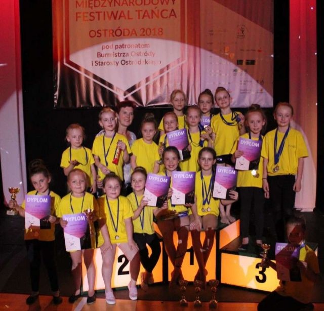 Sukces malborskich Bursztynek na Międzynarodowym Festiwalu Tańca w Ostródzie