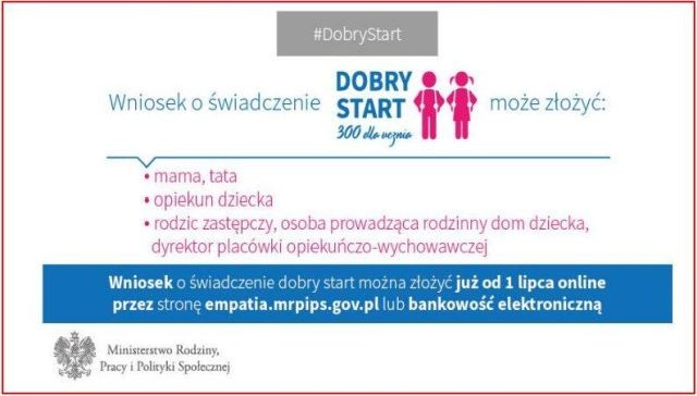 "Dobry Start" w Starym Polu. Zobacz komu przysługuje świadczenie i gdzie&#8230;