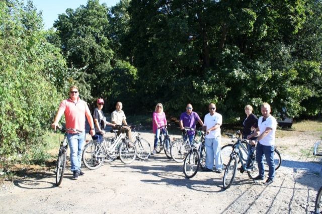 Kąty Rybackie/ Przebrno: Odbiór nowej ścieżki rowerowej 