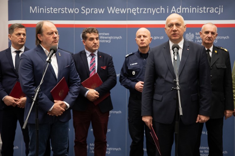 Koniec protestu. Jest porozumienie MSWiA i związków zawodowych funkcjonariuszy.