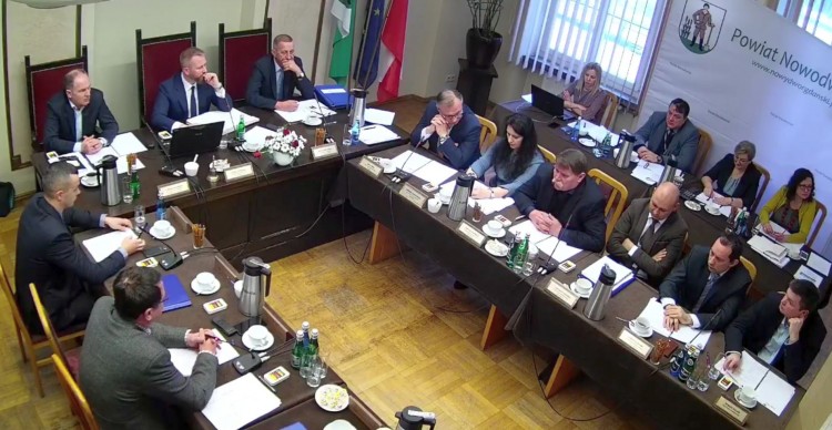 I sesja Rady Powiatu w Nowym Dworze Gdańskim. Na żywo.