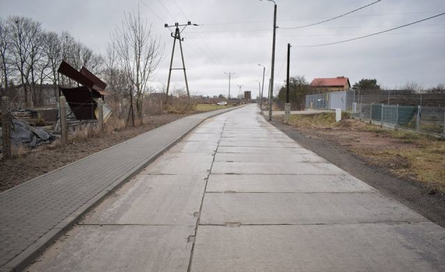 I etap przebudowy ulicy Polnej w Nowym Dworze Gdańskim