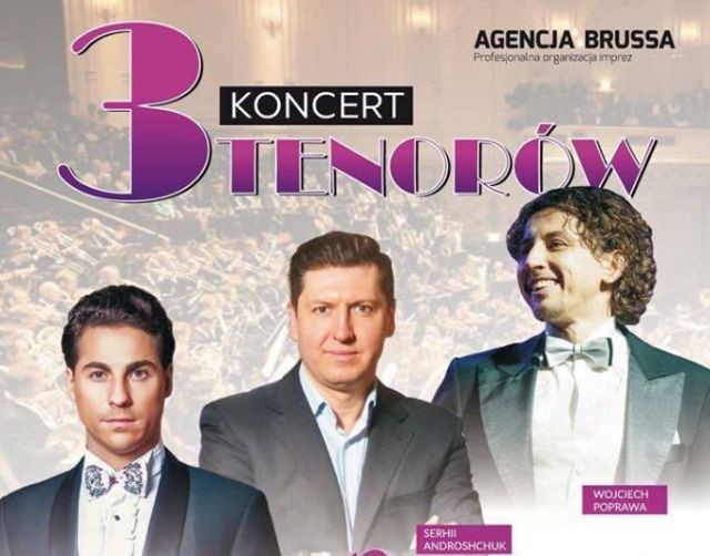 Nowy Staw: Koncert Trzech Tenorów przełożony.