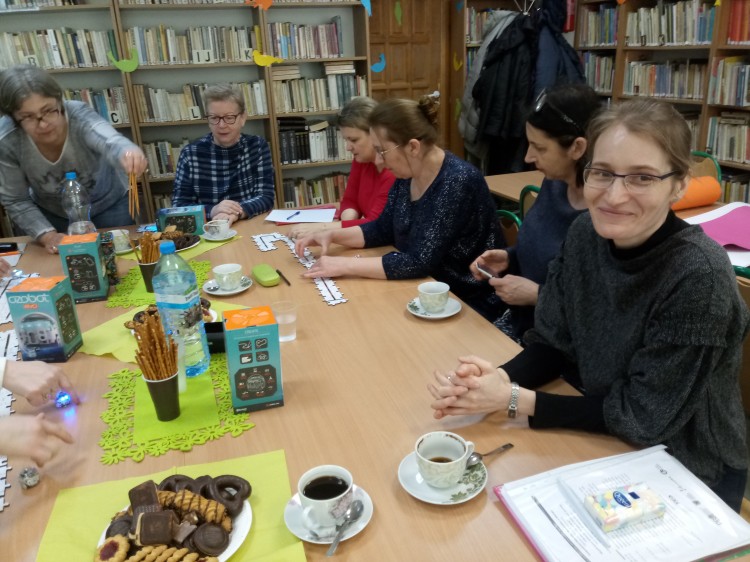 Warsztaty bibliotekarzy w ZSP Drewnica