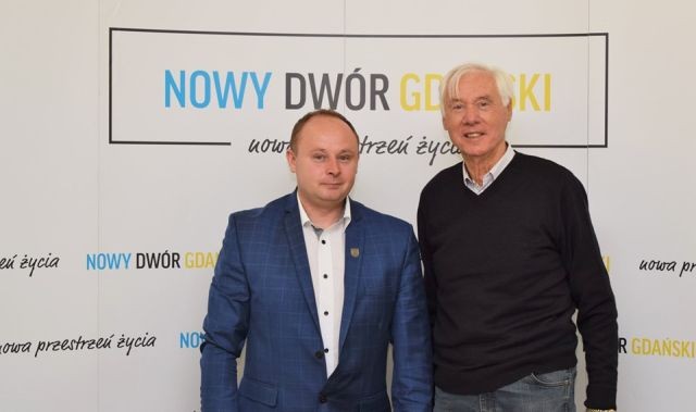 Hartmut Suray, miłośnik Żuław odwiedził Gminę Nowy Dwór Gdański