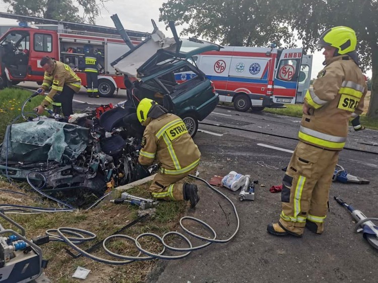 Śmiertelny wypadek między Malborkiem a Tragaminem.