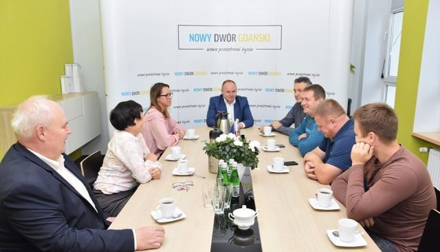 Delegacja z miasta partnerskiego Sarny w Nowym Dworze Gdańskim