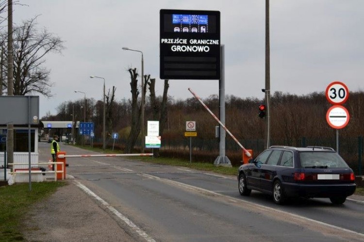 Przywrócona odprawa na przejściu granicznym w Gronowie