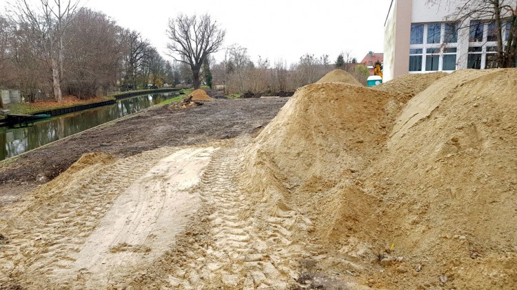 Rozpoczęła się budowa bulwarów nad Tugą w Nowym Dworze Gdańskim