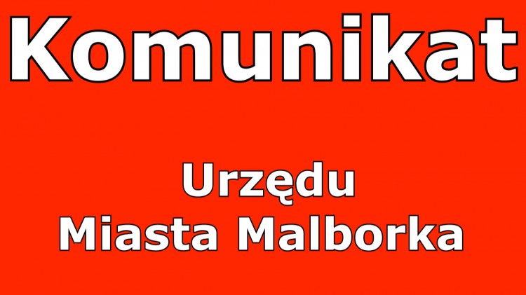 Komunikat Urzędu Miejskiego w Malborku w sprawie wniosków do CEIDG.