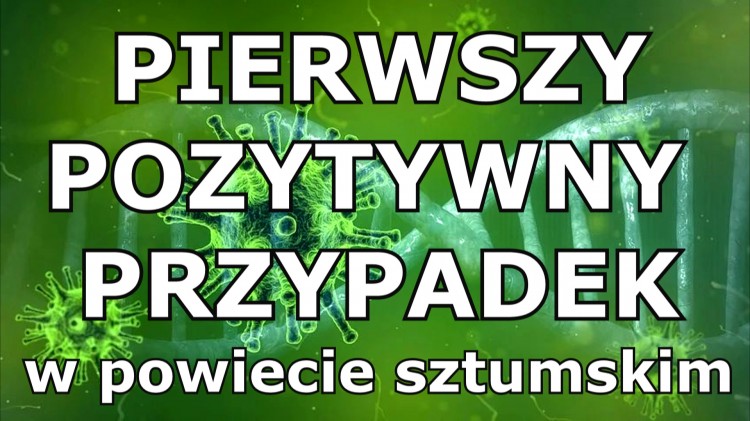 Sanepid potwierdził pierwszy przypadek koronawirusa w powiecie sztumskim.