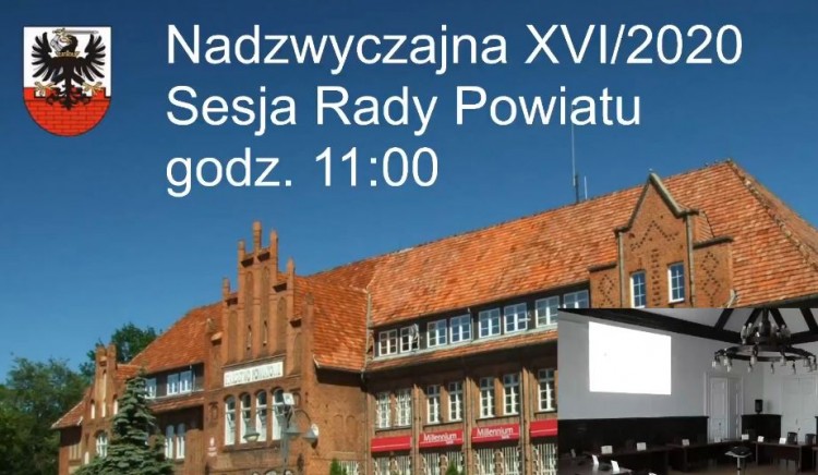 Nadzwyczajna XVI/2020 sesja Rady Powiatu Malborskiego. Oglądaj na żywo&#8230;