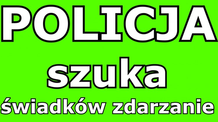 Pomóż policji znaleźć sprawcę zdarzenia.