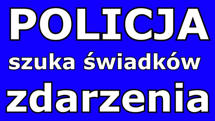 Pomóż policji ustalić sprawców zdarzenia.