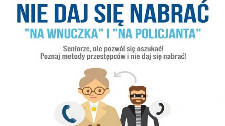 Policjanci apelują – uważajmy na oszustów metodą „na wnuczka”&#8230;